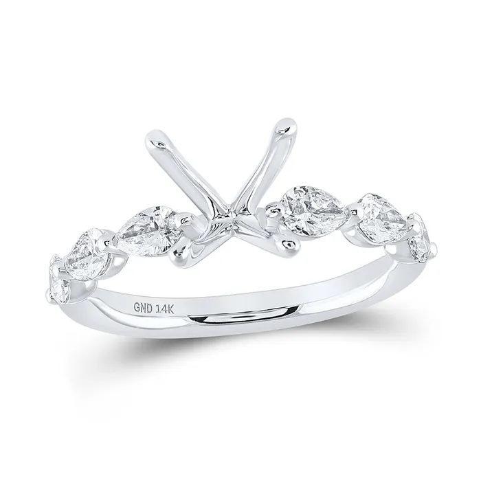 GND Rings 78CtwDia Ana M 2 CtCrd SemiMount Bridal Single Halo Ring 306 grams GND Rings 78CtwDia Ana M 2 CtCrd SemiMount Bridal Single Halo Ring 306 grams