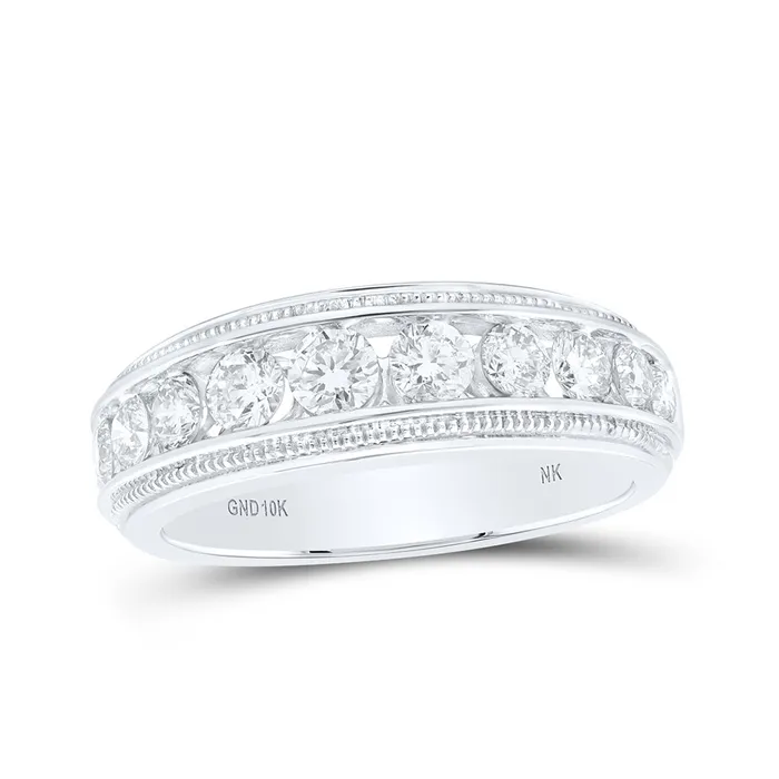 Gold Band Ring 112 Cttw Round Natural Diamond Mens 605 grams GND Rings Gold Band Ring 112 Cttw Round Natural Diamond Mens 605 grams GND Rings