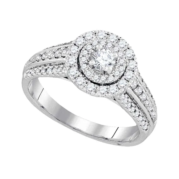 Gold Solitaire Bridal Wedding Engagement Ring 1 Cttw Round Natural Diamond Womens 467 grams GND Rings Gold Solitaire Bridal Wedding Engagement Ring 1 Cttw Round Natural Diamond Womens 467 grams GND Rings