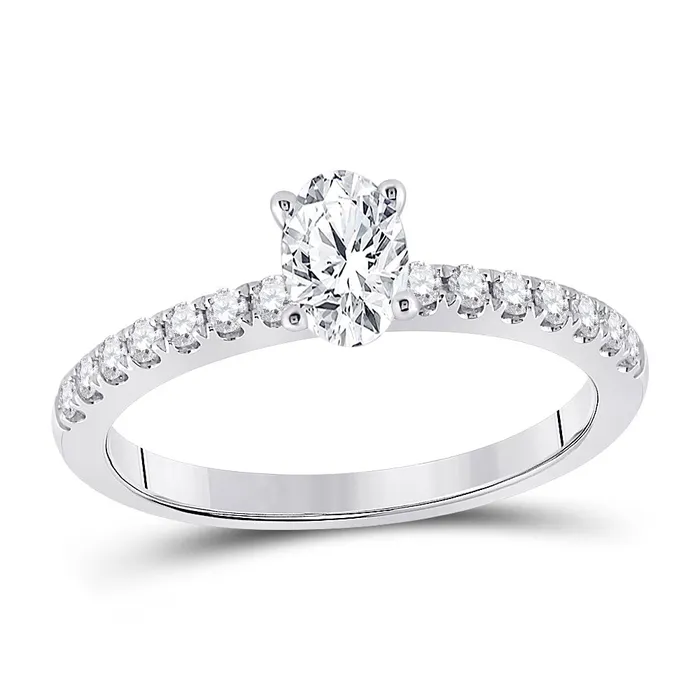 Gold Solitaire Bridal Wedding Engagement Ring 34 Cttw Oval Natural Diamond Womens 232 grams GND Rings Gold Solitaire Bridal Wedding Engagement Ring 34 Cttw Oval Natural Diamond Womens 232 grams GND Rings