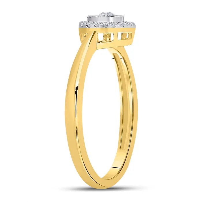 Gold Teardrop Promise Ring 112 Cttw Round Natural Diamond Womens 184 grams GND Rings Gold Teardrop Promise Ring 112 Cttw Round Natural Diamond Womens 184 grams GND Rings