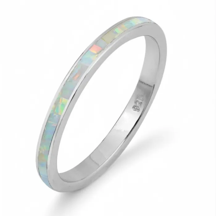Kasandra Ivy Jewelry Rings White Opal 360 Ring