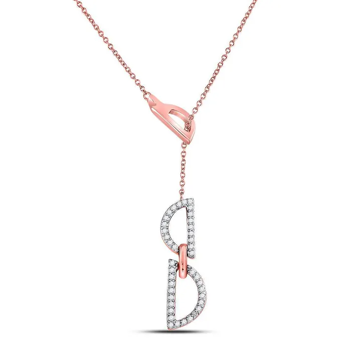 Necklaces GND 14Kt Rose Gold 16CtwDia Fashion Necklace 313 grams