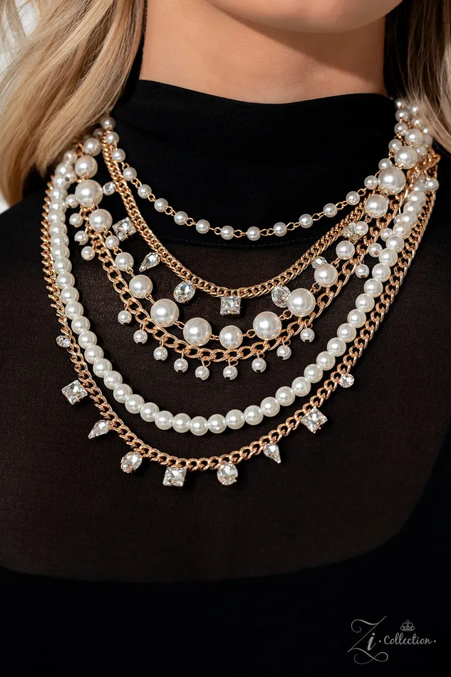 Necklaces Paparazzi Accessories Aristocratic Gold 2023 Zi Collection Necklace Paparazzi