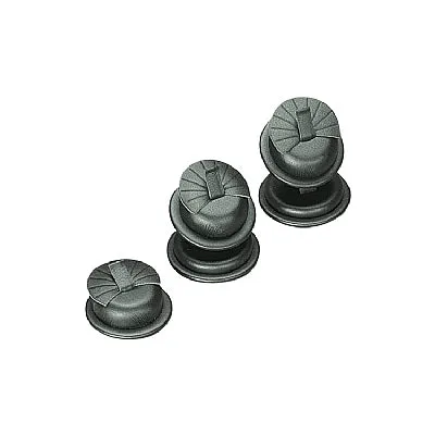 Noblepack CA Leatherette Set of 3 Ring Stands Jewelry Displays Rings
