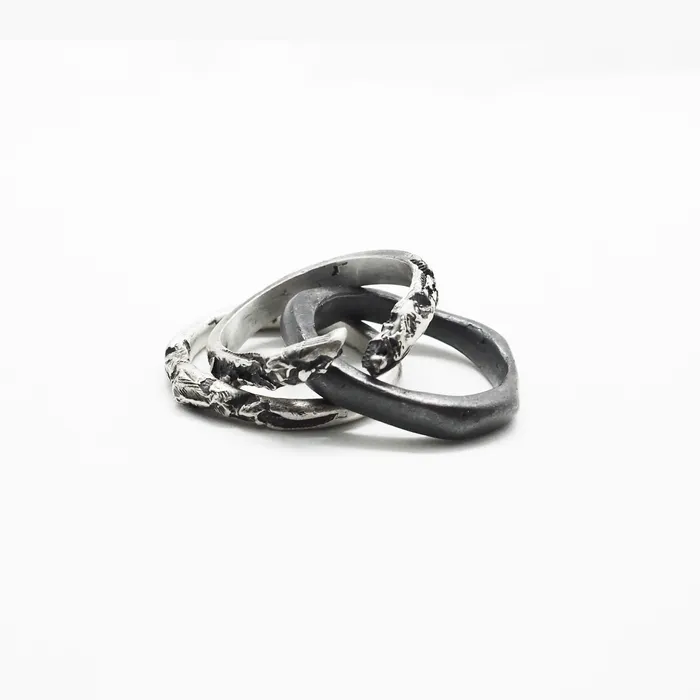 OSSOSS BROKEN STACK RING Rings