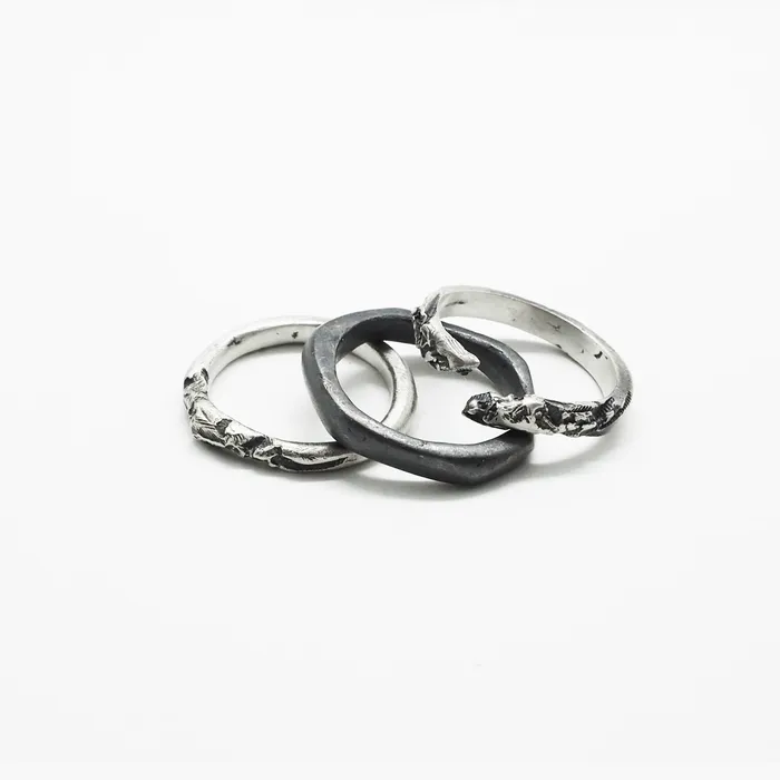 OSSOSS BROKEN STACK RING Rings
