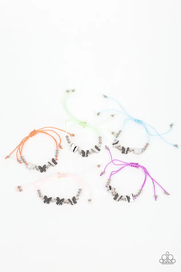 Paparazzi Accessories Bracelets Starlet Shimmer Dainty Silver Butterfly Bead Slide Bracelet Set Paparazzi Paparazzi Accessories Bracelets Starlet Shimmer Dainty Silver Butterfly Bead Slide Bracelet Set Paparazzi