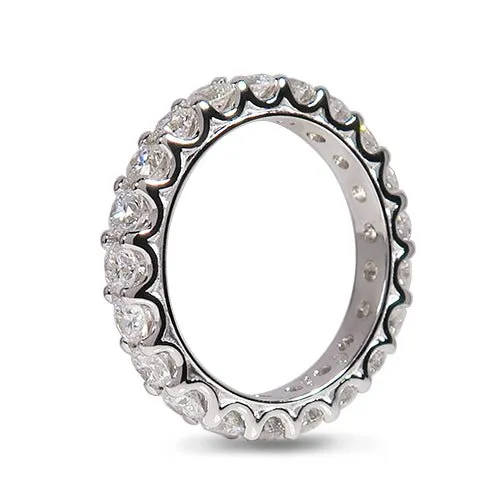 Penwarden Fine Jewellery Rings CATHEDRAL FULL ETERNITY WEDDING BAND WITH 25MM DIAMONDS
