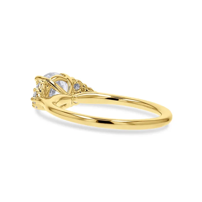 Precision Set Rings ClusterStyle Diamond Engagement Ring