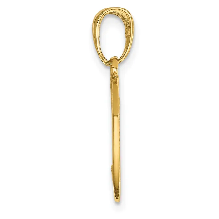 Qgold Charm Necklaces 10k Yellow Gold 15 mm Big SisterLittle Sister Breakapart Charm 133 grams Qgold Charm Necklaces 10k Yellow Gold 15 mm Big SisterLittle Sister Breakapart Charm 133 grams