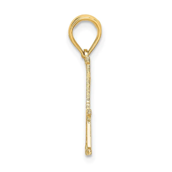 Qgold Charm Necklaces 10k Yellow Gold 233 mm 1 PAPA Cutout Charm 073 grams Qgold Charm Necklaces 10k Yellow Gold 233 mm 1 PAPA Cutout Charm 073 grams