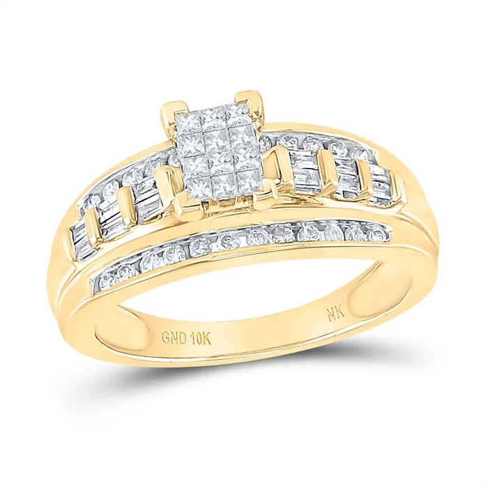 Rings 10Kt Yellow Gold 12CtDia Nk Fashion Ring S5 363 grams GND
