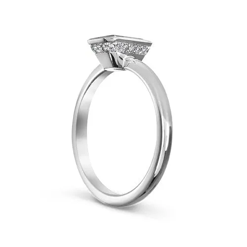 Rings AMELIA PLATINUM DIAMOND ENGAGEMENT RING Penwarden Fine Jewellery