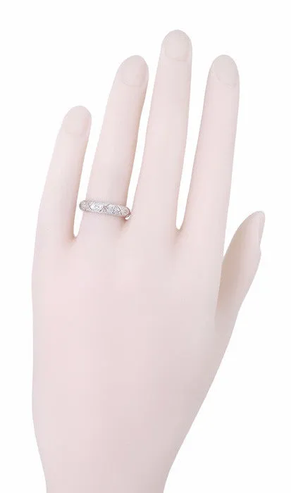 Rings Antique Jewelry Mall Deerfield Art Deco Antique Rose Cut Diamond Wedding Band in Platinum Size 6 12 Rings Antique Jewelry Mall Deerfield Art Deco Antique Rose Cut Diamond Wedding Band in Platinum Size 6 12