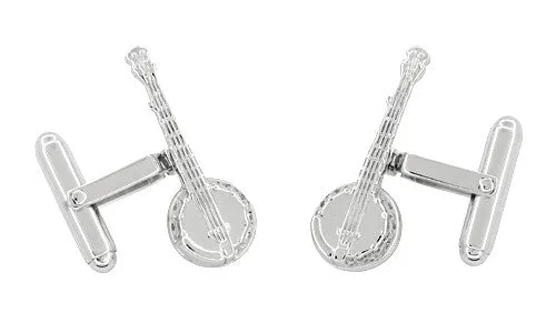 Rings Antique Jewelry Mall Dueling Banjo Cufflinks in Sterling Silver