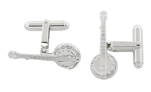 Rings Antique Jewelry Mall Dueling Banjo Cufflinks in Sterling Silver Rings Antique Jewelry Mall Dueling Banjo Cufflinks in Sterling Silver