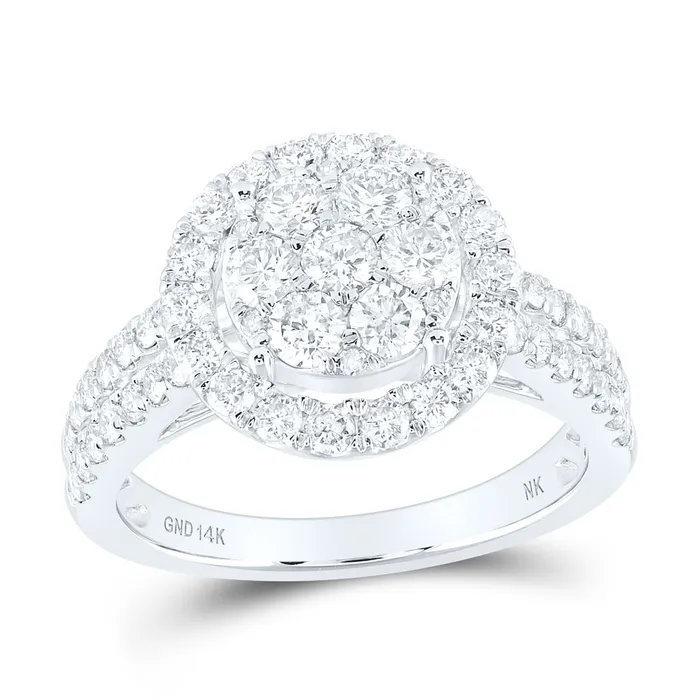 Rings GND 14Kt White Gold 1 12 CtwDia Nke Ring 463 grams