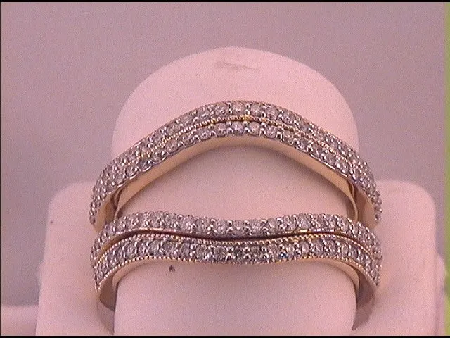 Rings GND 14Kt Yellow Gold 34 CtwDia Ana M Wrap Enhancer Ring 595 grams Rings GND 14Kt Yellow Gold 34 CtwDia Ana M Wrap Enhancer Ring 595 grams