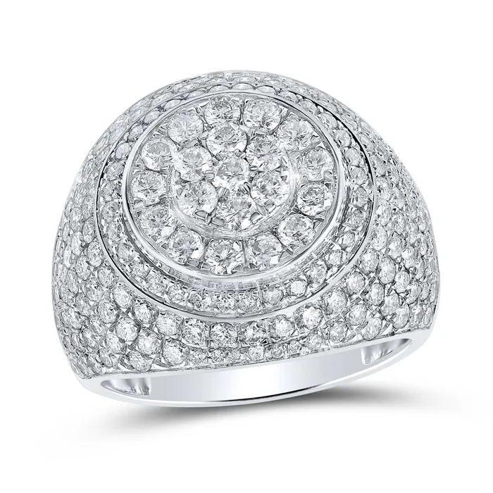 Rings GND 4 14CtwDia Cn Mens Ring 713 grams