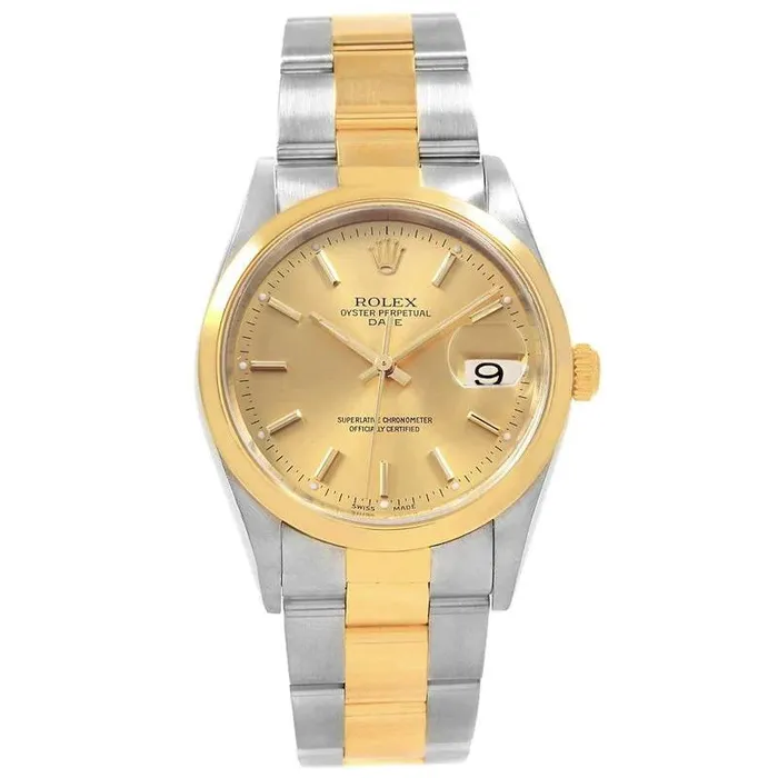Rings Ladies Rolex 26mm DateJust 18K Two Tone Watch with Champagne Dial and Smooth Bezel PreOwned Rolex Rings Ladies Rolex 26mm DateJust 18K Two Tone Watch with Champagne Dial and Smooth Bezel PreOwned Rolex