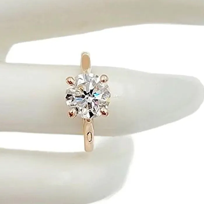Rings Monaco Jewelers 14K Rose Gold Solitaire Engagement Ring Rings Monaco Jewelers 14K Rose Gold Solitaire Engagement Ring