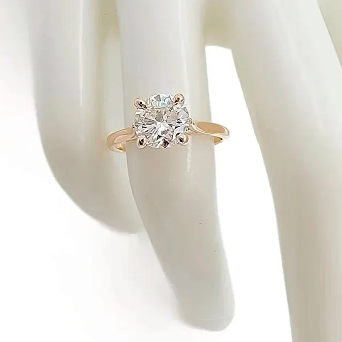 Rings Monaco Jewelers 14K Rose Gold Solitaire Engagement Ring Rings Monaco Jewelers 14K Rose Gold Solitaire Engagement Ring