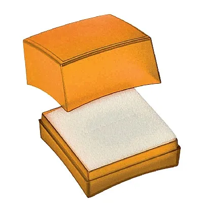 Rings Noblepack CA Frosted Plastic Single Ring Box