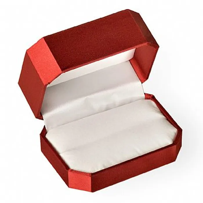 Rings Noblepack CA Velvet and Satin Double Ring Box with Bow