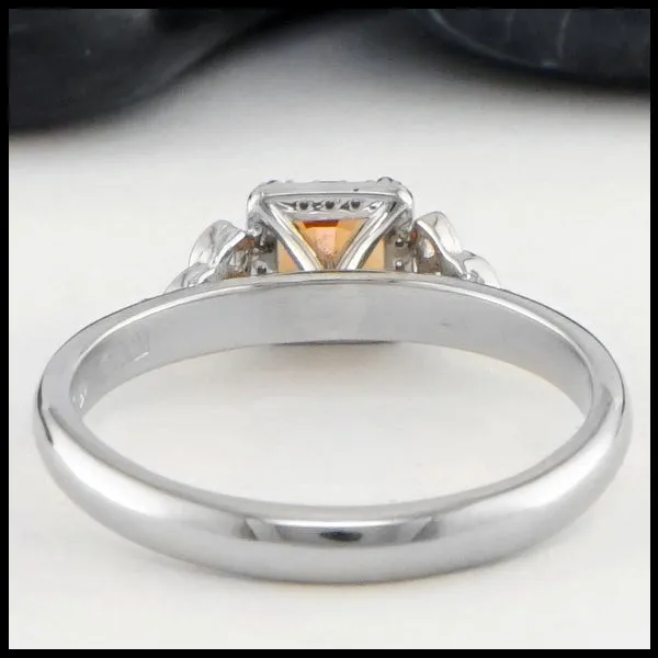 Rings Orange Sapphire Gold Ring Walker Metalsmiths