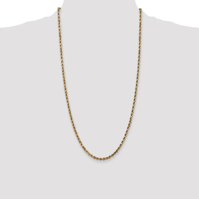 Rings Qgold 10k Yellow Gold 35 mm Diamondcut Rope Chain 1381 grams Rings Qgold 10k Yellow Gold 35 mm Diamondcut Rope Chain 1381 grams