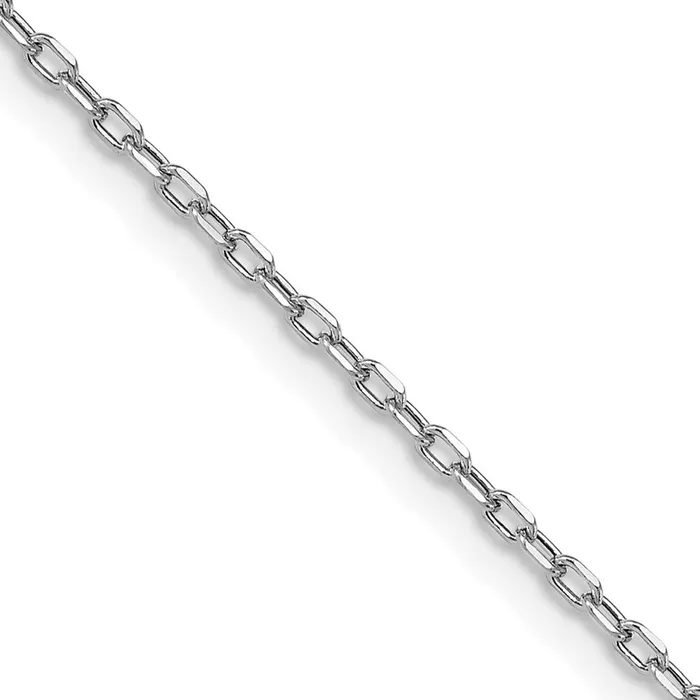 Rings Qgold 14k White Gold 3mm Semisolid DC Open Link Cable Chain 430 grams Rings Qgold 14k White Gold 3mm Semisolid DC Open Link Cable Chain 430 grams