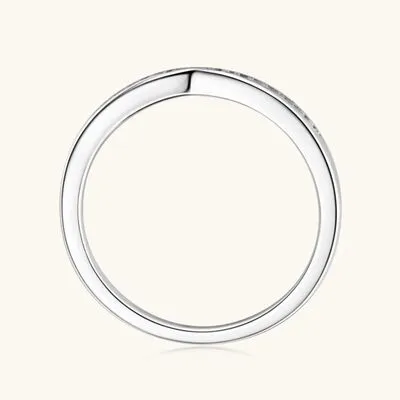 Rings Trendsi 925 Sterling Silver Inlaid Moissanite Ring