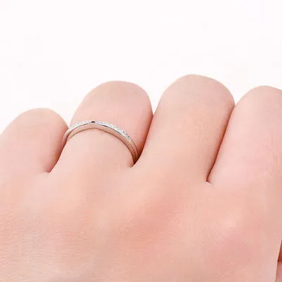 Rings Trendsi 925 Sterling Silver Inlaid Moissanite Ring