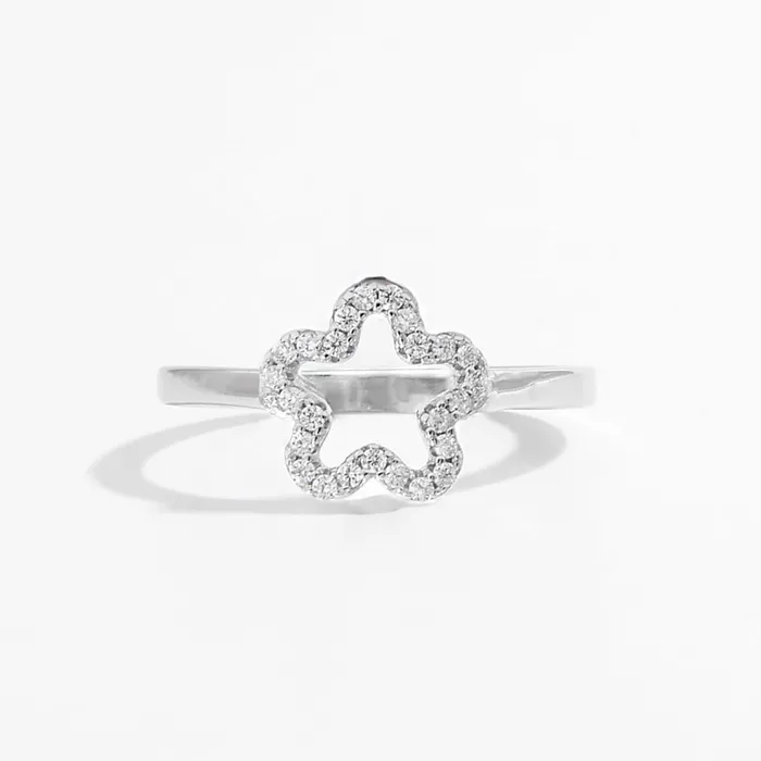 Rings Trendsi 925 Sterling Silver Inlaid Zircon Ring
