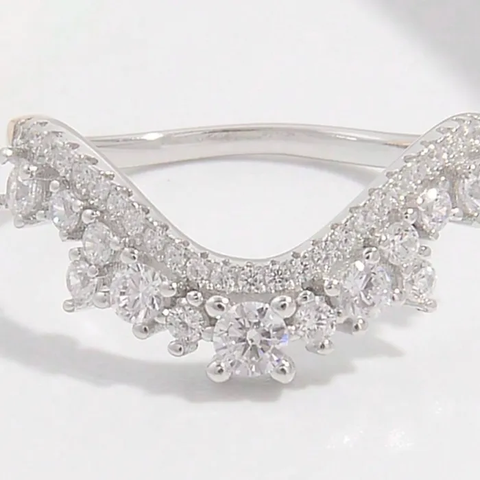 Rings Trendsi 925 Sterling Silver Inlaid Zircon Ring