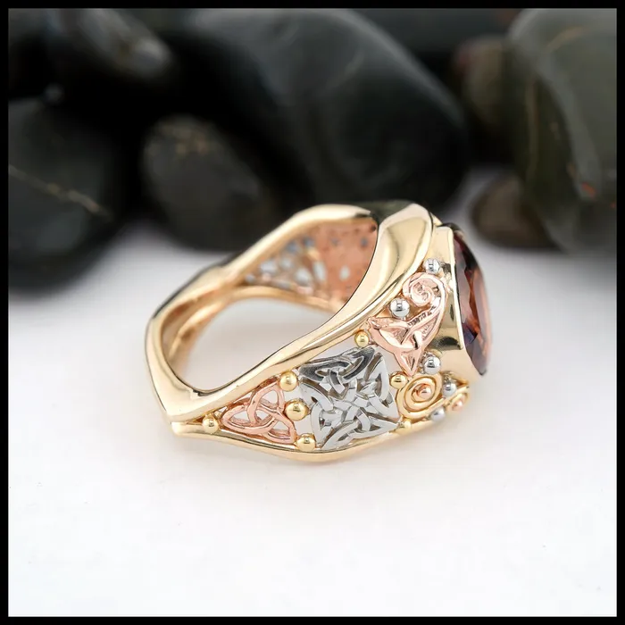 Rings Walker Metalsmiths Plum Tourmaline Custom Frame Ring