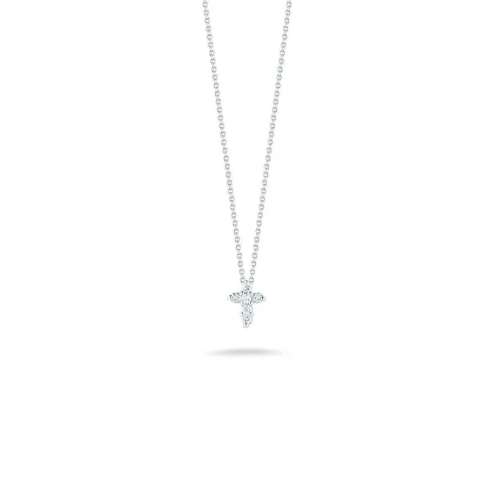Roberto Coin Necklaces Roberto Coin Tiny Treasures Cross Pendant Necklace
