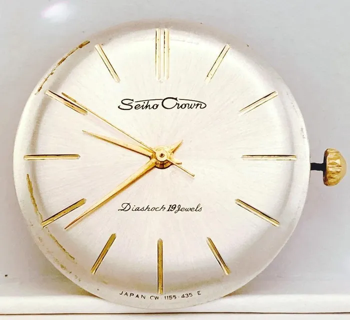 Seiko Crown Diashock Seikosha Calibre 560 Manual Wind 19 Jewel Mens Watch33mm Seiko Watches