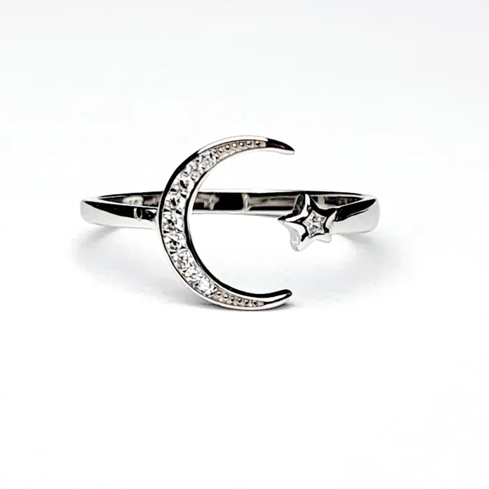 Star Moon Ring Kasandra Ivy Jewelry Rings