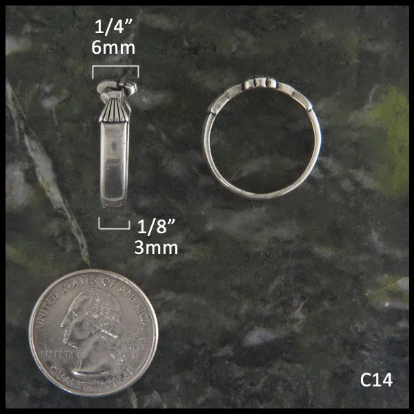 Sterling Silver Claddagh Ring Walker Metalsmiths Rings