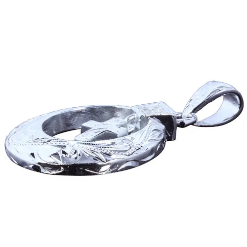Sterling Silver Scroll Circle Cross Inside Pendant Chain Sold Separately Nakoa Necklaces Sterling Silver Scroll Circle Cross Inside Pendant Chain Sold Separately Nakoa Necklaces