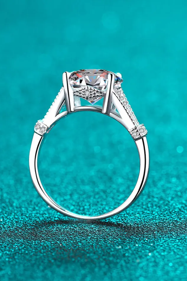 Unpredictable Day 3 Carat Moissanite Ring Trendsi Rings