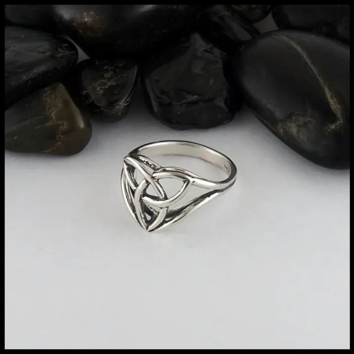 Walker Metalsmiths Cathedral Trinity Knot Ring Rings