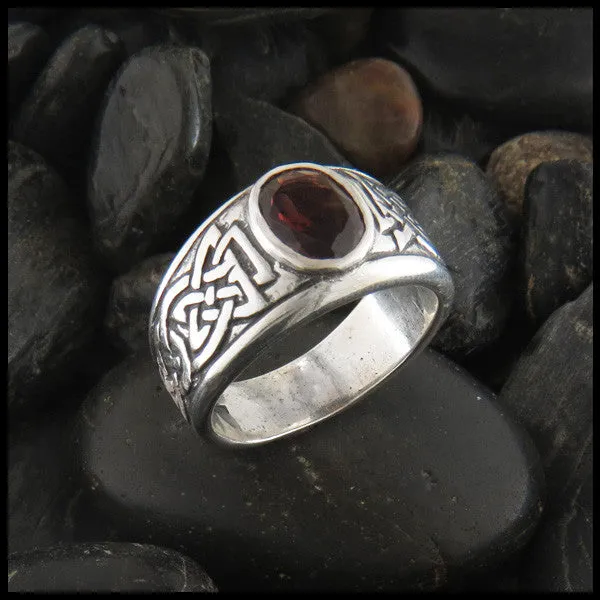 Walker Metalsmiths Galoglach Ring with Gemstones in Silver Rings