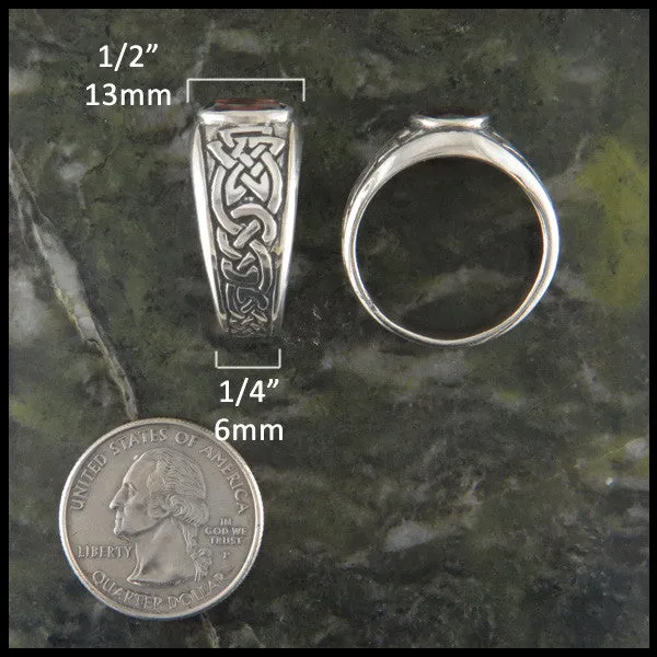 Walker Metalsmiths Galoglach Ring with Gemstones in Silver Rings