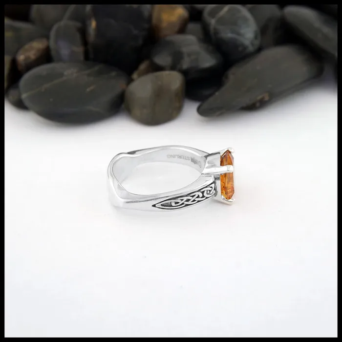 Walker Metalsmiths Rings Euro Shank Citrine Ring