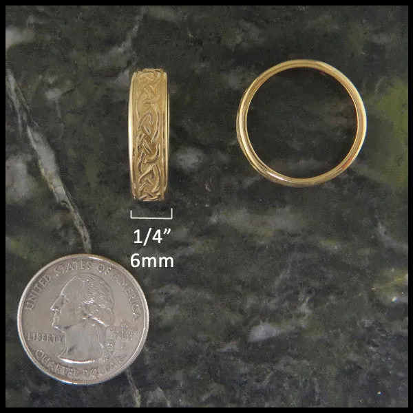 Walker Metalsmiths Rings Lochalsh Knot Ring in Gold