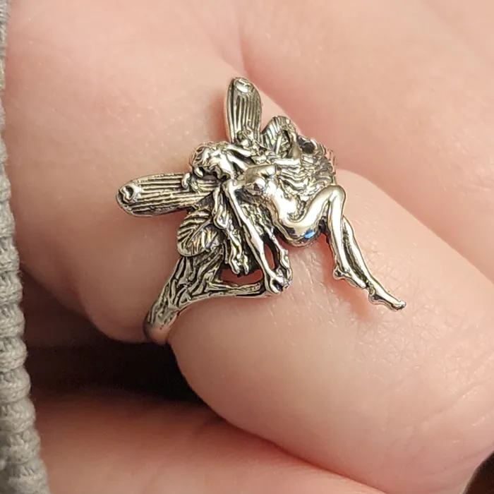Wholesalesterling Rings Fairy Ring